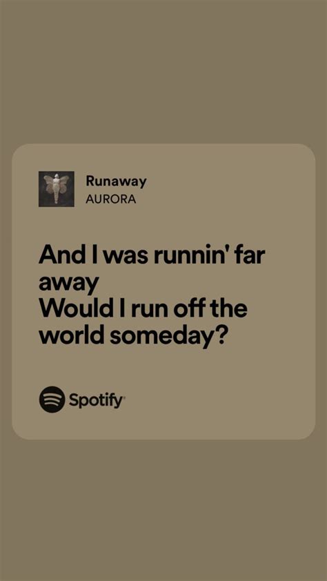 runaway aurora lyrics|runaway lyrics aurora words.